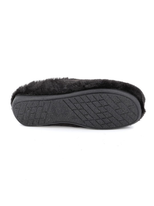 Adam's Shoes Winter Women's Slippers in Black color