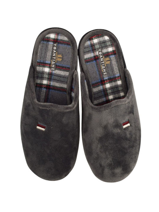 Yfantidis Men's Slipper Gray