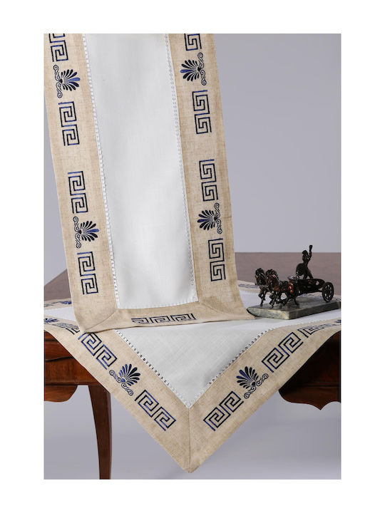 Silk Fashion Τραπεζομάντηλο Wh19-010 Σιέλ 135x175εκ.