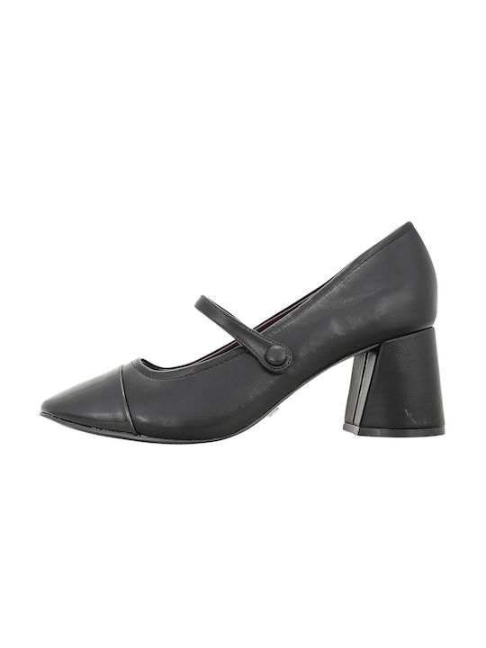 Maria Mare Leather Black Heels