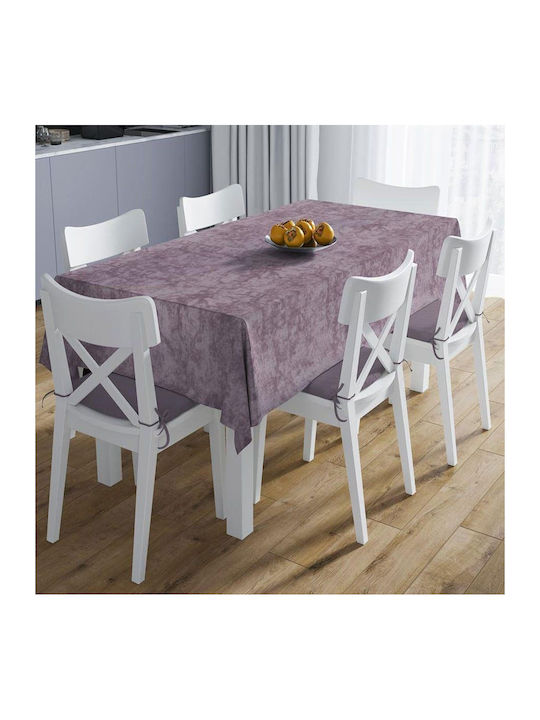 Dimcol Tablecloth Stain Resistant Panama Shadow Dark Lila 140x180cm