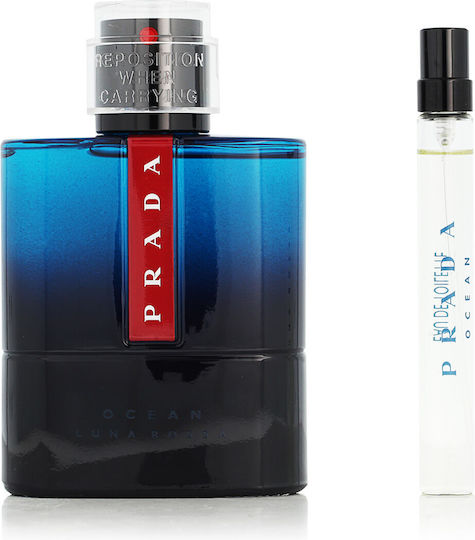 Prada Luna Rossa Ocean Γυναικείο Σετ με Eau de Toilette 2τμχ