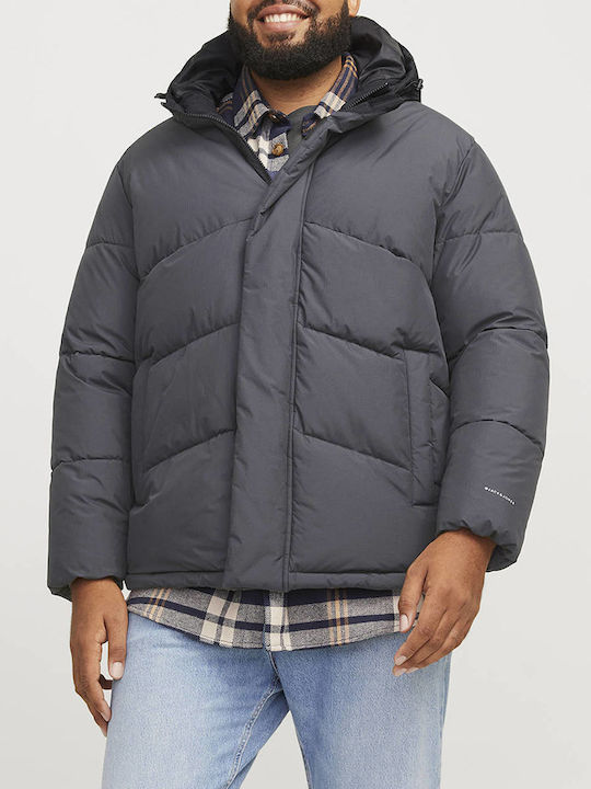 Jack & Jones Ανδρικό Μπουφάν Puffer Πετρόλ