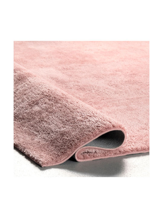 Saray Home Set Modern Schlafzimmer-Teppichsets Synthetisch,Polyester/Cotton/Leather Pink PST001-PN-SET 3Stück