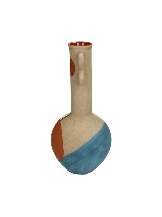 Artelibre Multicolor Terracotta Vase 10.5x10.5x22.4cm