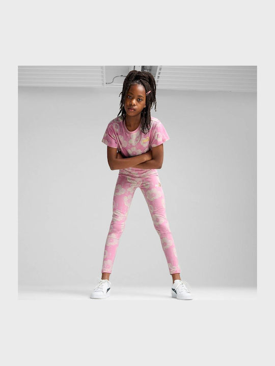 Kids Legging Sports Long Dusty Pink Ess+
