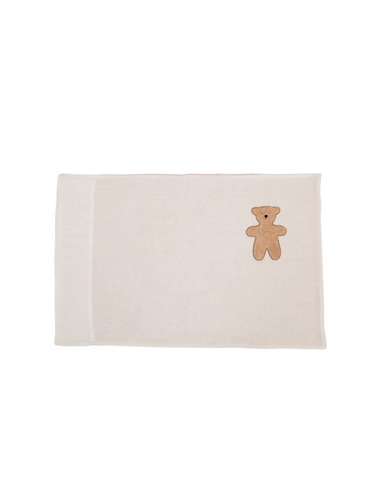 Childhome Сет Бебешка Долен Калъф с Калъфка за Възглавница Бял 100x140см.