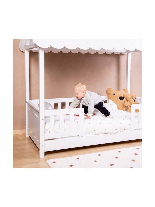 Childhome Set Copertă de Pătuț cu Față de Pernă Hearts 100x140cm.