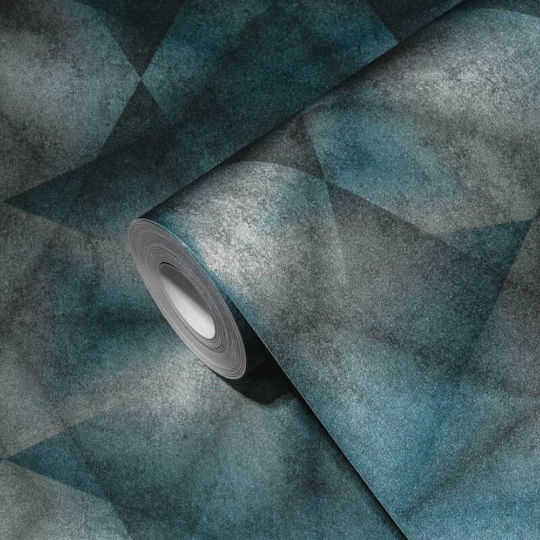 Tapet de Perete 1000x53cm Prism Vinil Verde Lavabil