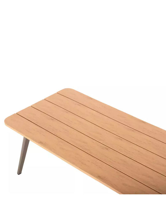 Set Camera De Zi Pentru Exterior Maerly 2 Piese Șampanie Cu Perne