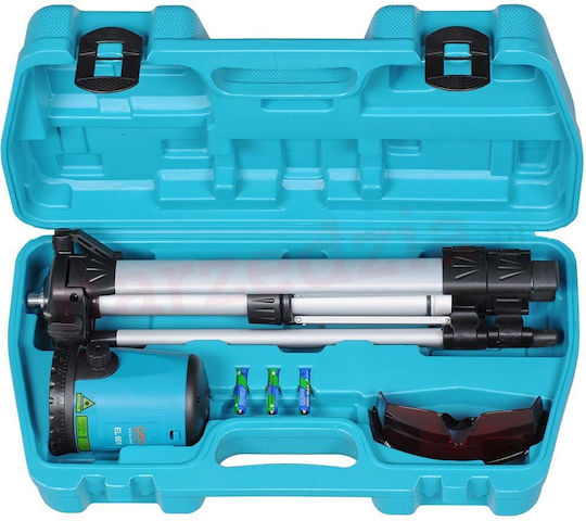 Geo Fennel Gmbh Αυτορυθμιζόμενο Γραμμικό Αλφάδι Laser Κόκκινης Δέσμης με Εύρος Εργασίας 20m