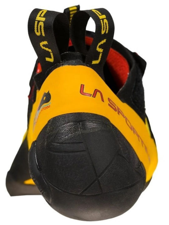 La Sportiva Skwama Climbing Shoe Black-Yellow / LS-10SBY_1