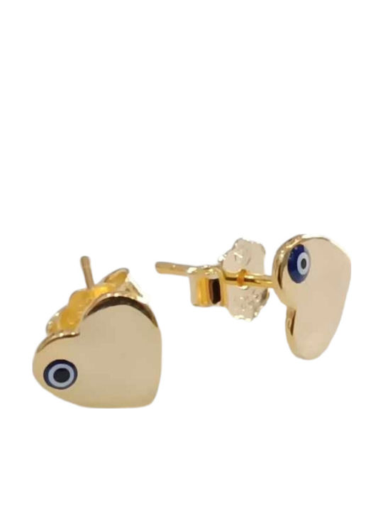Prince Silvero Earrings made of Silver Gold Plated with Stones