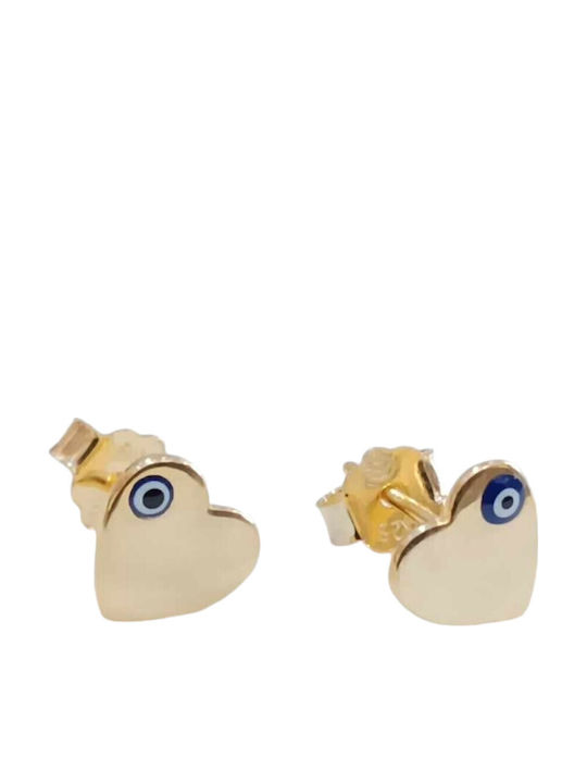 Prince Silvero Earrings made of Silver Gold Plated with Stones
