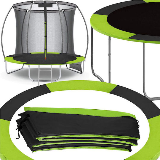 Husă cu Arc 244 Cm Trambulină Verde Negru