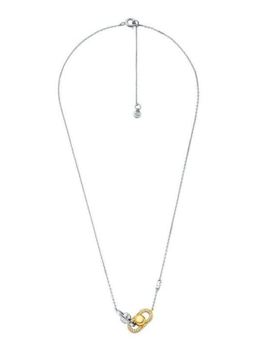 Michael Kors Astor Link Zircons Colier Din Argint