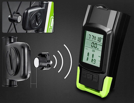 L8l Fahrrad Tacho Lampe Horn 3in1