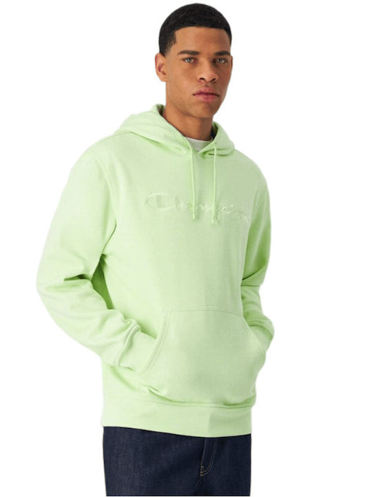 Champion Men's Sweatshirt Jacket with Hood Green