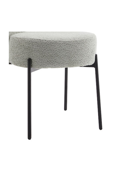 Houlian Dining Room Fabric Chair Grey 44x66x89cm