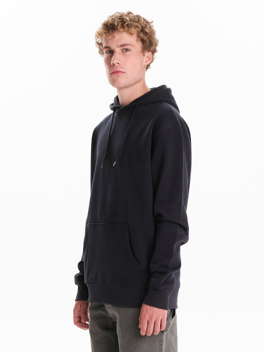 Emerson Hanorac Fleece cu Glugă Negru