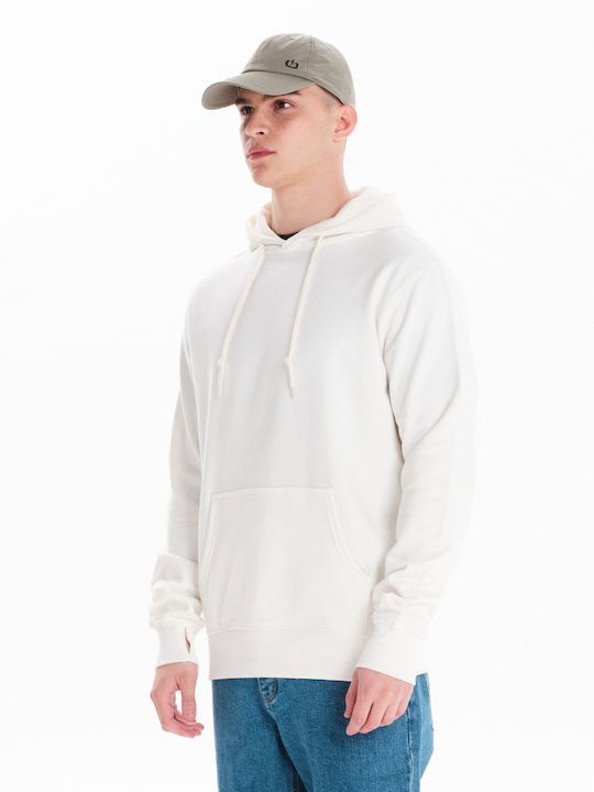 Emerson Men's Sweatshirt with Hood White