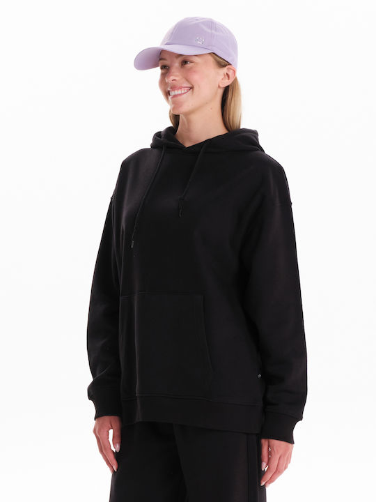 Emerson Women's Hooded Fleece Sweatshirt Black