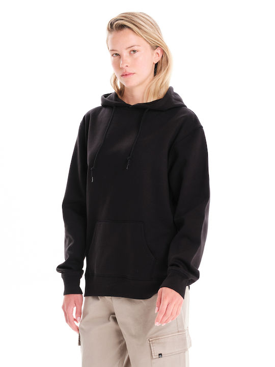 Emerson Women's Hooded Fleece Sweatshirt Black