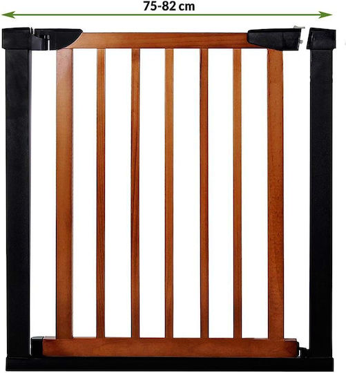 Ușă de siguranță din Metal în Culoare Maro 75x74cm 1buc