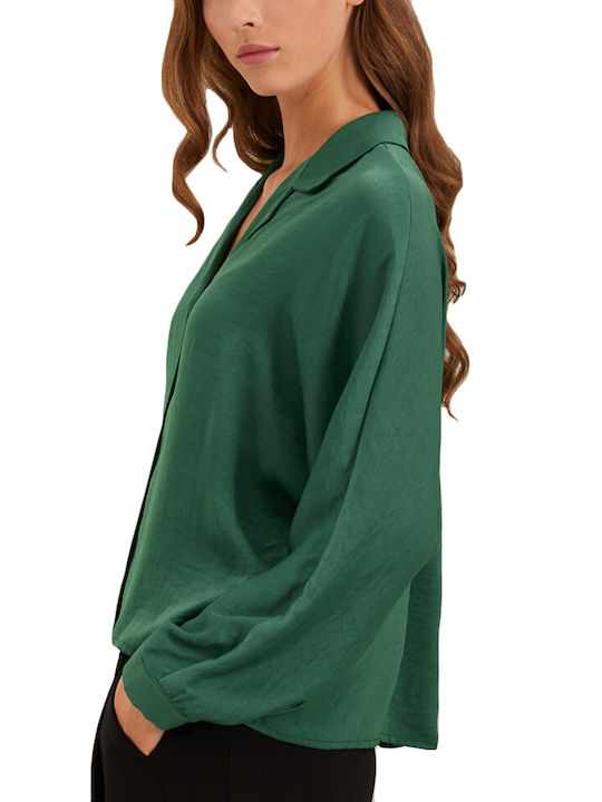Women's Long Sleeve Shirt Green