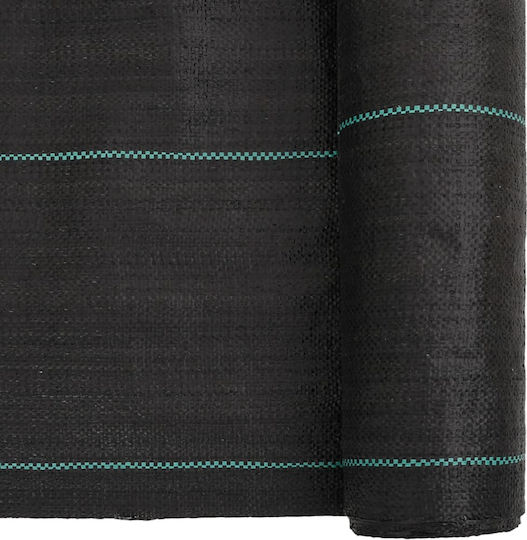 vidaXL 4005174 Ground Cover Fabric 100gr/m² 0.5x50m Black