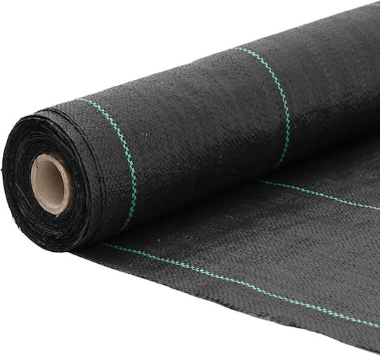 vidaXL 4005173 Геотекстил За Земно Покритие 100гр/м² 25x25м Черен