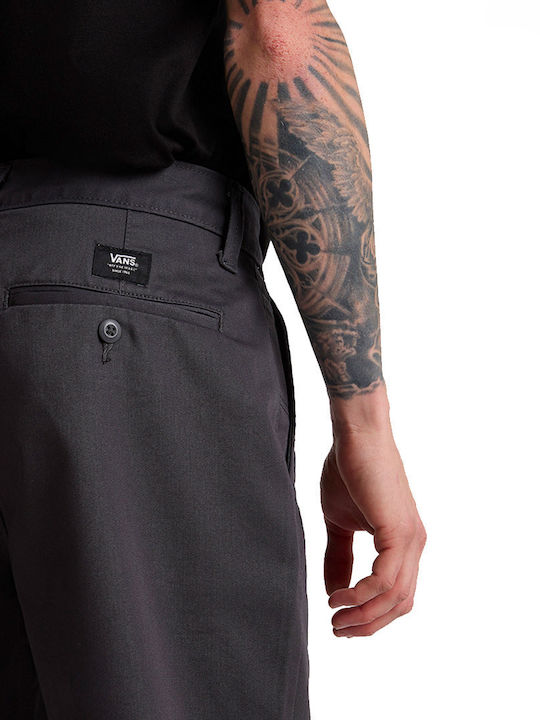 Authentic Pantaloni Chino cu Croială Slim Anthracite