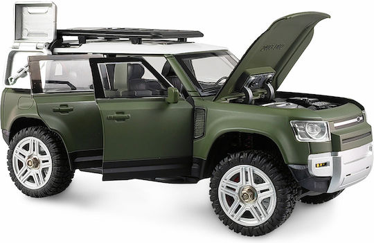 Mic Land Rover Defender Nou Controlat de la Distanță Caroserie Metalică Simulare Completă Controler de Viteză Analogic Luminile Ușilor Deschise Sg Pinecone Forest 2402