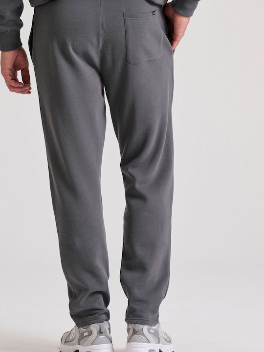 Funky Buddha Sweatpants with Elastic Gray