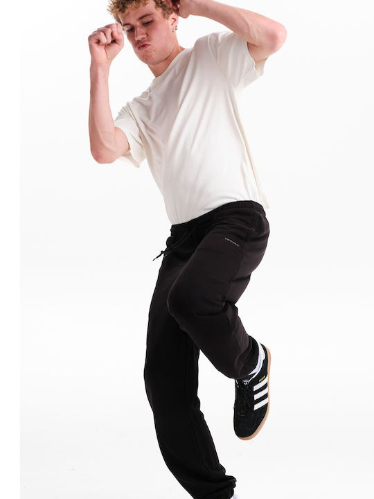 Sweatpants with Elastic Black