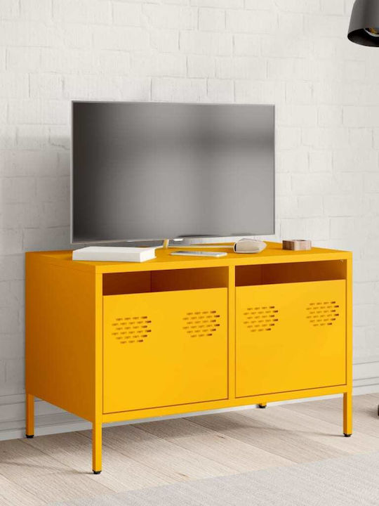 TV Stand Metal Mustard L68xW39xH43.5cm