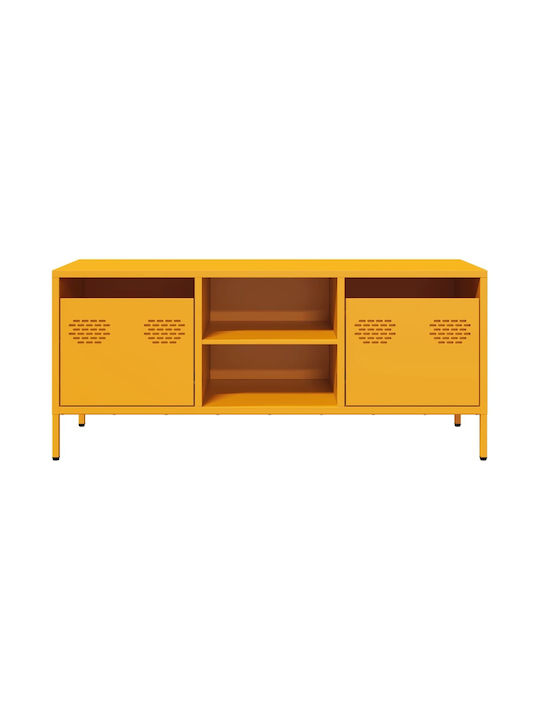 TV-Ständer Metall Senfgelb M101.5xP39xH43.5cm