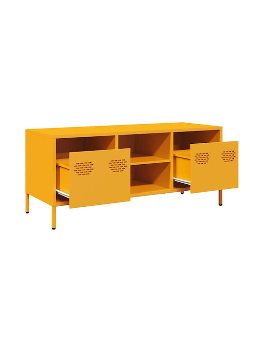 TV-Ständer Metall Senfgelb M101.5xP39xH43.5cm