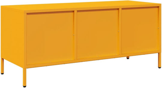 TV-Ständer Metall Senfgelb M101.5xP39xH43.5cm