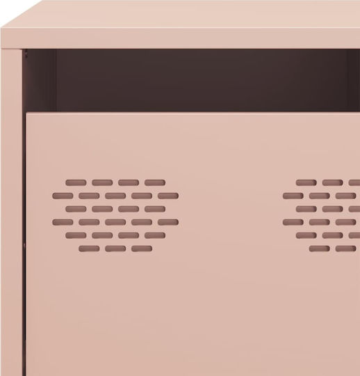 Έπιπλο Τηλεόρασης Μεταλλικό Ροζ Μ101.5xΠ39xΥ43.5cm