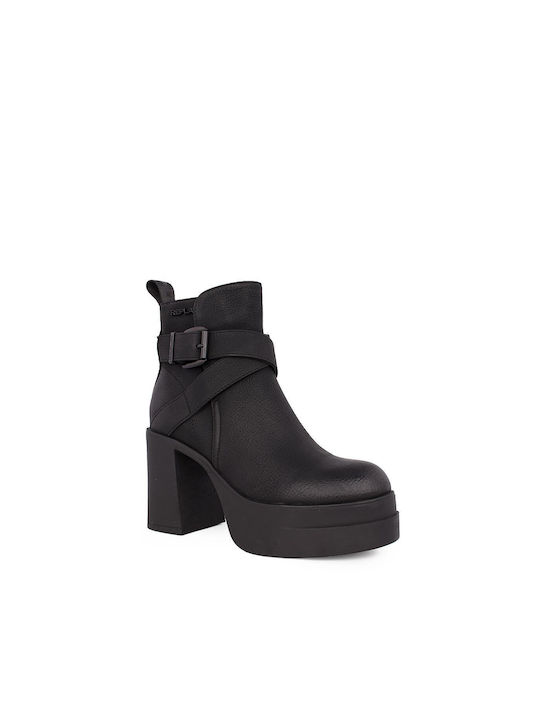 Replay Women's Ankle Boots with High Heel Black