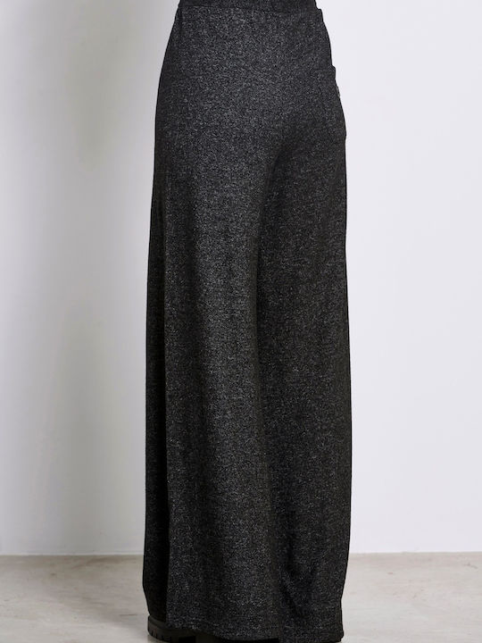 Women's Fabric Trousers Black
