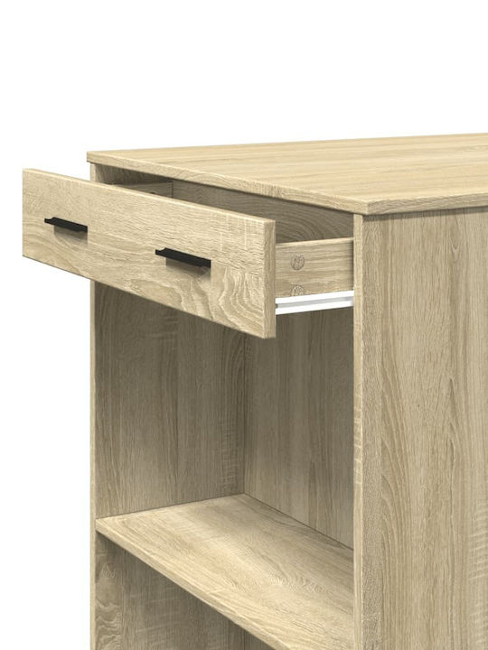 Table Bar Wooden Sonoma Oak 102x70x103.5cm