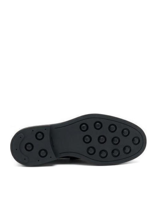 Δερμάτινα Ανδρικά Loafers σε Μαύρο Χρώμα