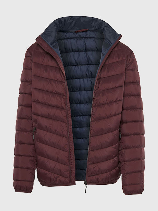 Funky Buddha Men's Jacket Burgundy