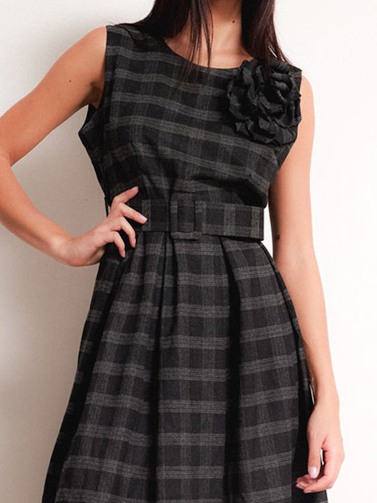 Maxi Kleid Checkered