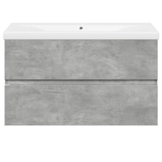 vidaXL Blat cu Lavoar L80xW45xH38.5cm Gri