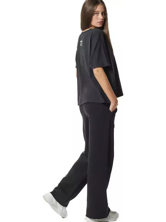 Active Talie înaltă Pantaloni de Trening Negru