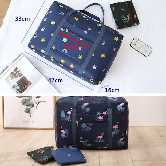 Bag Sack Voyage Blue Fabric L47xW16xH33cm