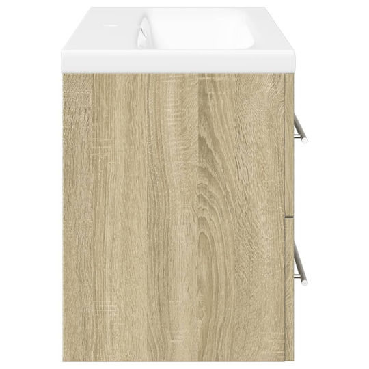 vidaXL Πάγκος με Νιπτήρα Μ60xΒ48xΥ38.5cm Δρυς